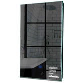 Specchio LED Verticale | Pulsante touch | Luce bianca fredda - Reyze Serie Motivated Modello 1